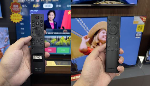 ▲左為海信，右為創(chuàng)維